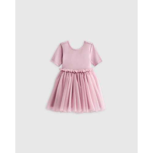 Organic Cotton Tulle Tutu Dress in Lilac Mauve