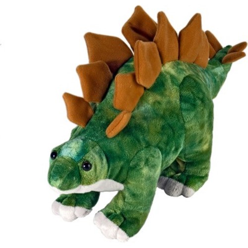 Wild Republic Stegosaurus Plush, Dinosaur Stuffed Animal, Plush Toy, Gifts for Kids, 10 Inches