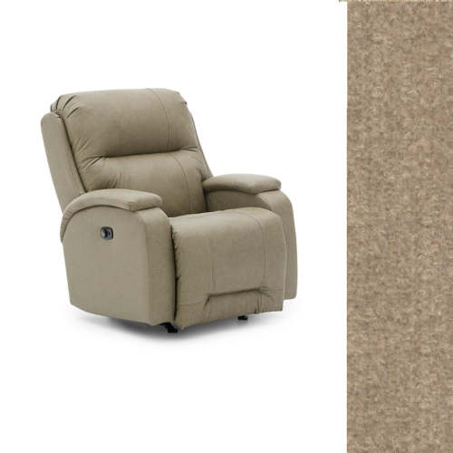 Storytime by Best Chairs Maverly Power Cozzia Swivel Glider Recliner - Linen 26519