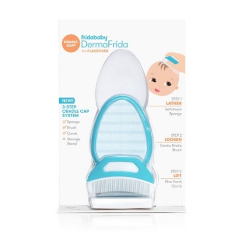 Frida Baby DermaFrida The FlakeFixer 3-Step Cradle Cap System
