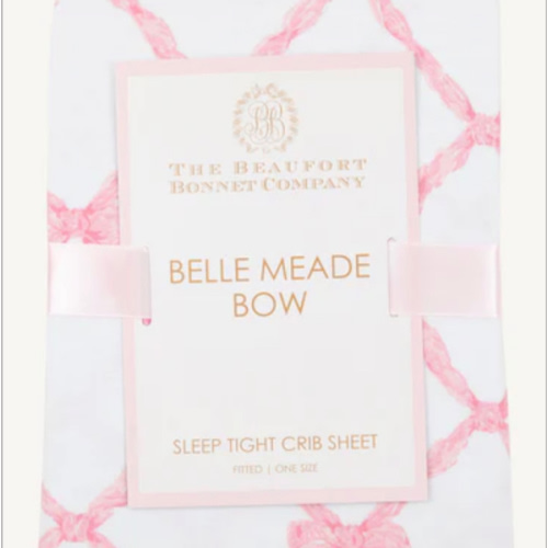 Sleep Tight Crib Sheet - Belle Meade Bow
