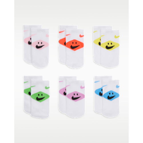 Nike Baby Smiley Ankle Socks (6 Pairs). Nike.com