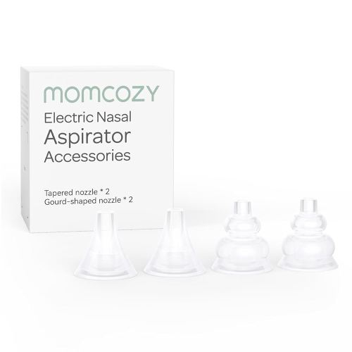 Momcozy Nasal Aspirator Replacement Head 4 Pcs, BPA Free Silicone Nozzle Tip 4 Pcs, for Momcozy Nasal Aspirator Use Only