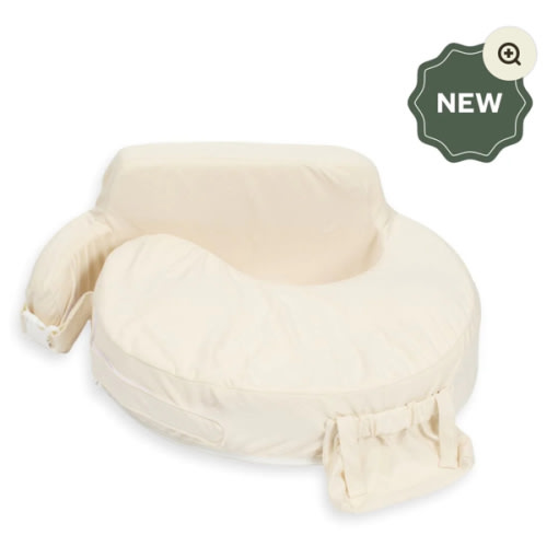 Super Deluxe Oat Nursing Pillow with 100% Organic Cotton Cover
