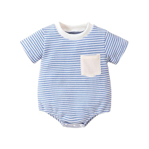 Baby Sweatshirt Romper Boy Girl Waffle Knit Long Sleeve Striped Romper Oversized Sweater Newborn Fall Winter Clothes