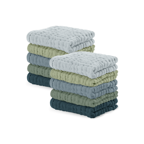 Muslin Washcloths - Pack of 10