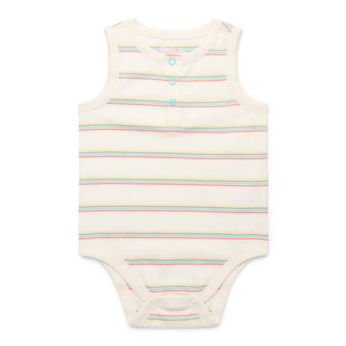 Garanimals Baby Boys' Striped Henley Tank Bodysuit, Sizes 0M-24M