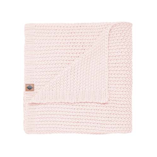 Chunky Knit Baby Blanket in Blush Pink | Kyte Baby