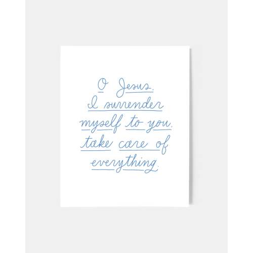 Surrender Prayer 8x10 Print