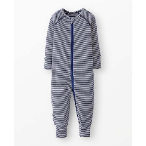 Navy | HannaSoft™ Stretch Sleeper | Hanna Andersson