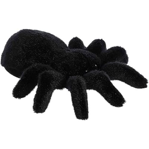Aurora® Adorable Mini Flopsie™ Tod Tarantula™ Stuffed Animal - Mini Companions Ready for Playful Adventures - for Kids All Ages, Toddlers, Adults, and Families - Black 8 Inches