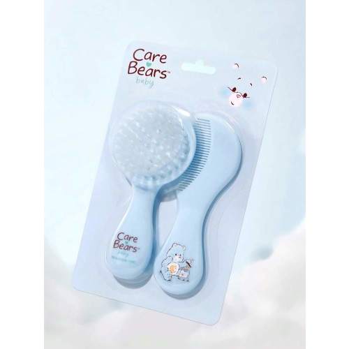 2 Pcs Soft And Blue Hair Brush And Comb Set,Gently Removes Hair Tangles, Preventing Cradle Cap While Keeping Baby's Soft Spot Protected | SHEIN USA