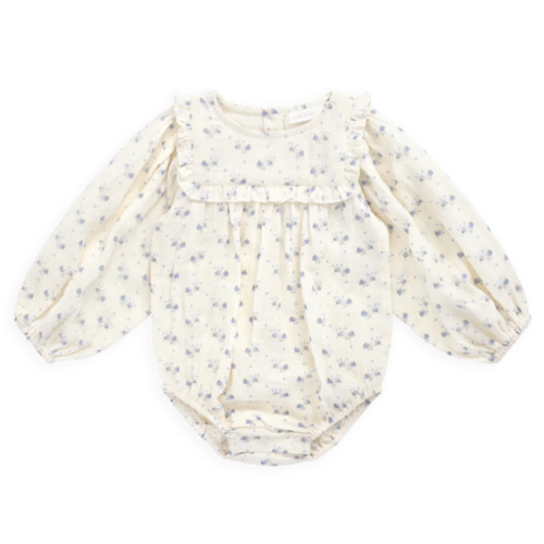 Organic Cotton Muslin Frances Playsuit-Molly Blue – Jamie Kay USA