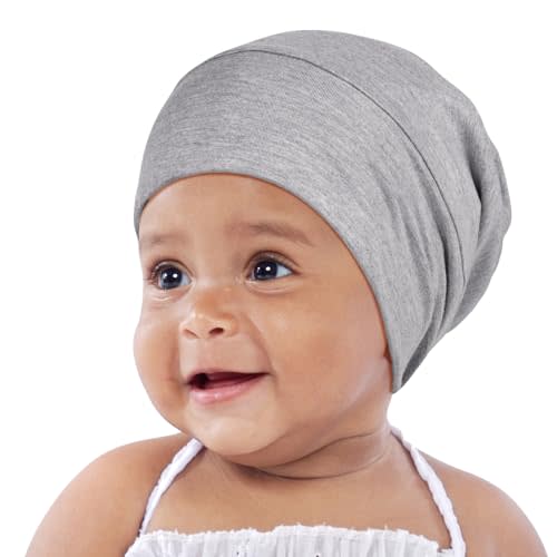 OLESILK Silk Baby Bonnet for 0-6 Months - 100% Mulberry Silk Toddler Hair Bonnet, Adjustable Night Cap for Sleeping