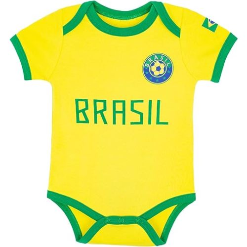 Cnins Baby Soccer Outfits - National Flag Infant Football Onesie for Newborn Boys & Girls - Toddler Soccer Clothes