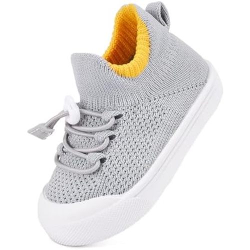 BMCiTYBM Baby Sneakers Girls Boys Lightweight Breathable Mesh First Walkers Shoes 6-24 Months