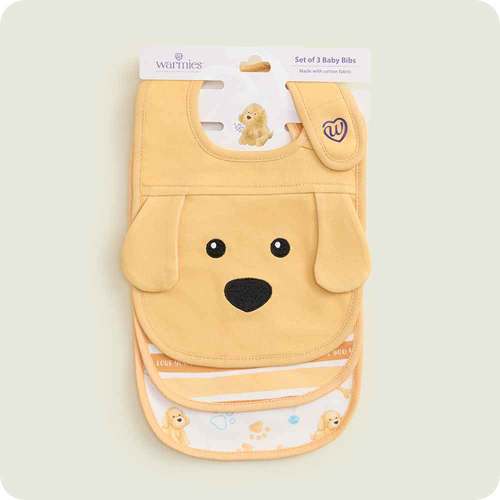 Golden Dog Bib Set