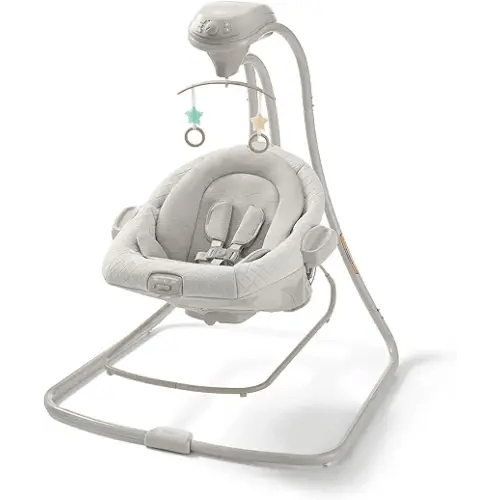Graco DuetConnect LX Baby Swing and Bouncer - 2-in-1 Infant Swing and Baby Rocker, Newborn Essential, Gifts for New Parents