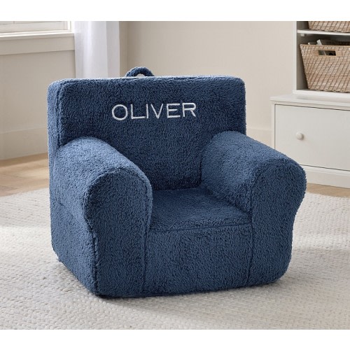 Anywhere Chair 2- years old- Indigo Cozy Sherpa