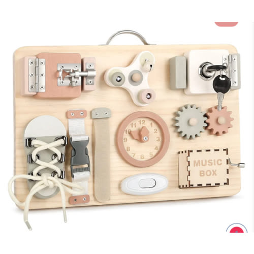 Montessori Wooden Activity Board for Kids – Joyreal