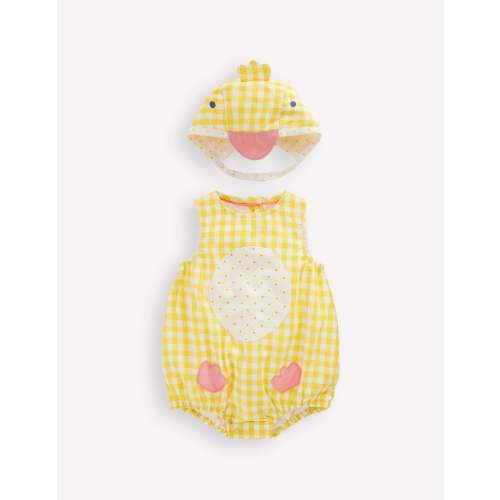 Novelty Easter Set-Pineapple Yellow Gingham Chick