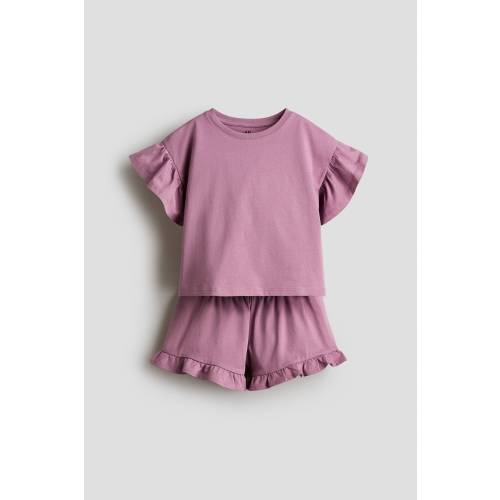 2-PIECE RUFFLE-TRIMMED SET