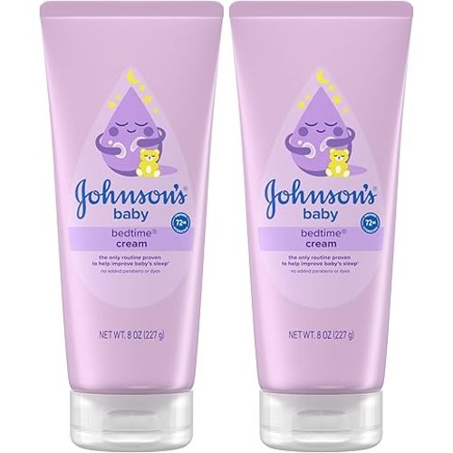 Johnson's Baby Bedtime Cream with Soothing NaturalCalm Aromas, 8 oz