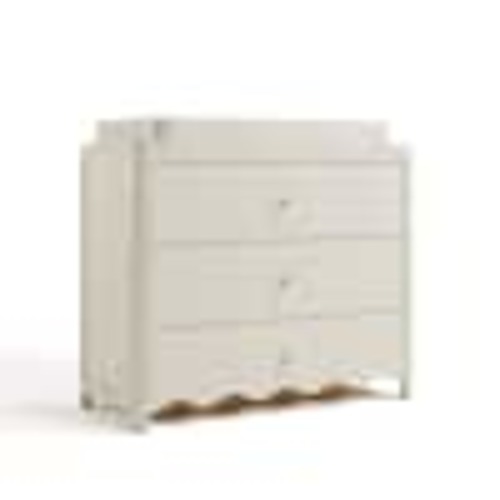 Storkcraft Casablanca Frosted Oat 3 Drawer 40.75 in. Wide Dresser with Changing Topper 03763-60D