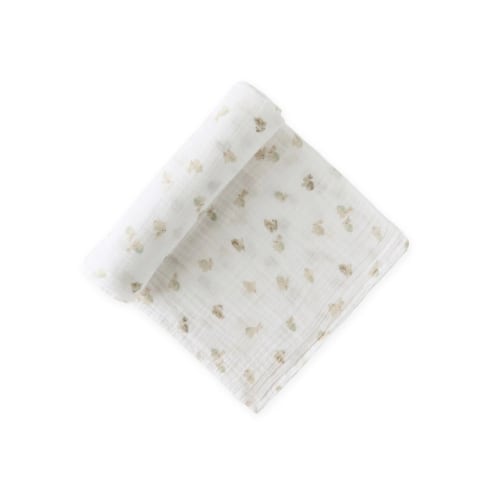 Organic Muslin Swaddle - Hopping Bunny