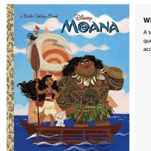 Moana Little Golden Book (Disney Moana)