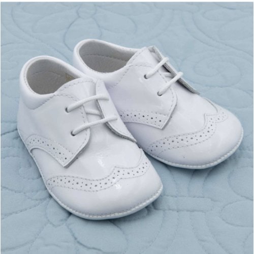 White Patent Leather Shoes – Baby Beau and Belle