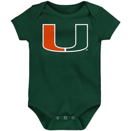 Outerstuff NCAA Officially Licensed Newborn & Infants 0-24 Months Primary Logo Creeper Bodysuit Romper
