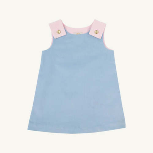 Juliet Jumper (Corduroy) - Barrington Blue with Palm Beach Pink