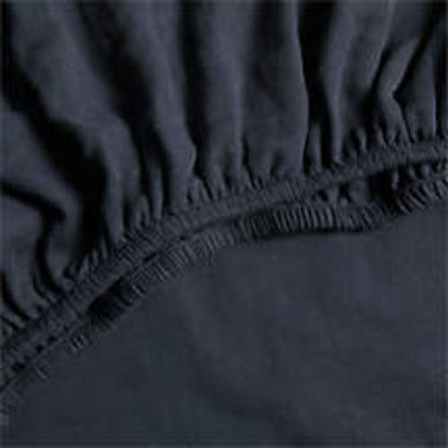 Supersoft Mist Blue Leaf Print 100% Organic Cotton Gauze Baby Crib Fitted Sheet