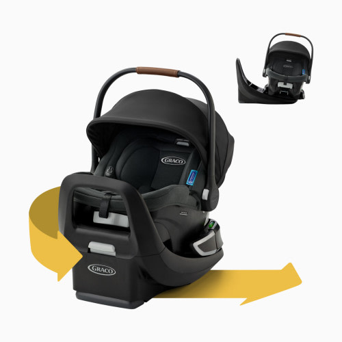 Graco SnugRide Turn & Slide Rotating Infant Car Seat - Noir