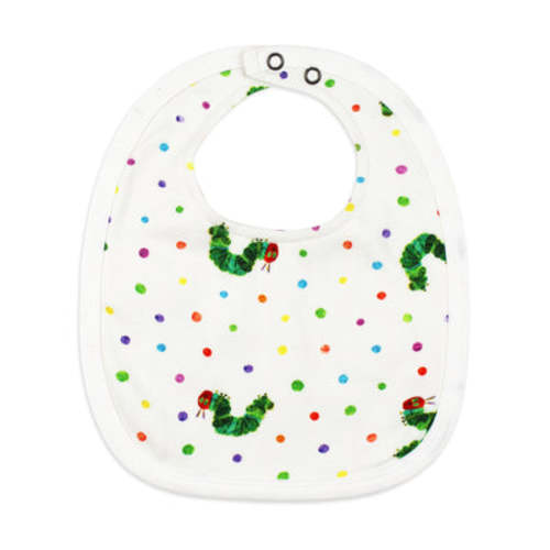 Organic 2-Layer Reversible Bib in Caterpillar – L'ovedbaby