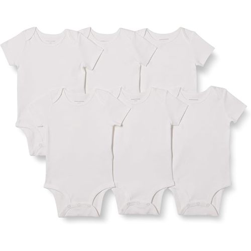Amazon Essentials Unisex Toddlers and Babies’ Short-Sleeve Bodysuits, Multipacks