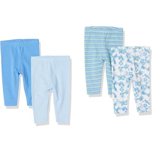 Hanes Unisex-Baby Hanes Baby Leggings, Ultimate Flexy Knit Pants Boys & Girls, 3-Pack