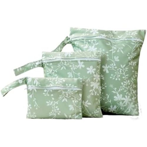 Wet Dry Bag for Baby, Swimsuit, Diaper Bag & Travel - Waterproof Reusable Leakproof Pouch for Wet Clothes, Swimsuits, Pool, Beach, and Gym