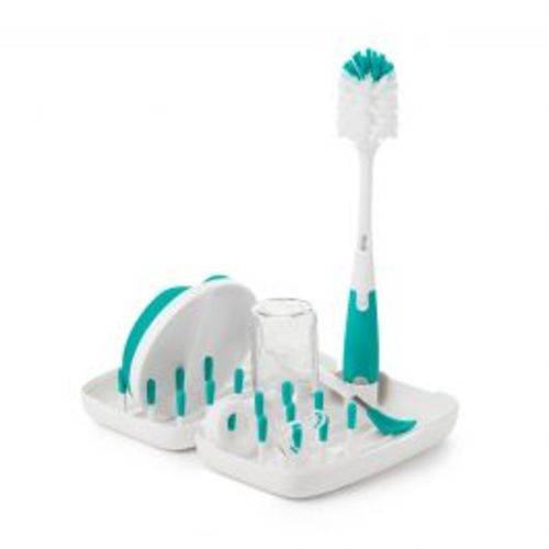 On-the-Go Drying Rack with Bottle Brush