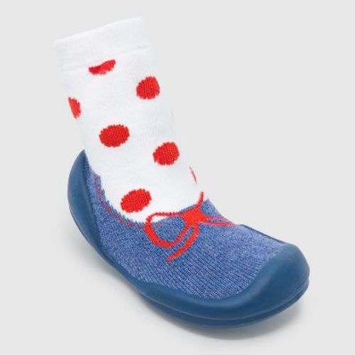 Komuello Toddler Girl Sock Shoes - Snow White Size 12-18m