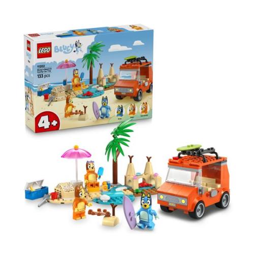LEGO® Bluey Bluey's Beach & Family Car Trip 11202