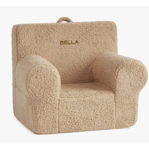 Kids Anywhere Chair®, Cozy Oatmeal Sherpa
