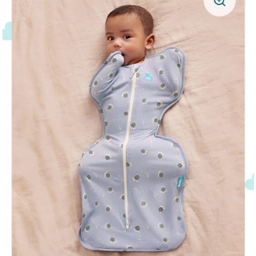Swaddle Up™ 1.0 TOG Cotton Mist Blue Turtally