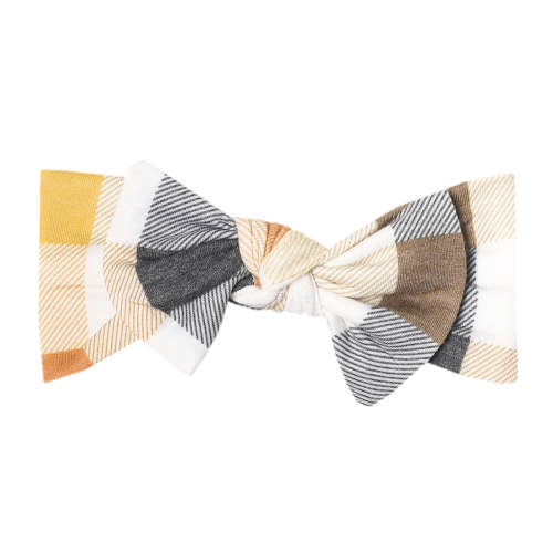 Knit Headband Bow - Harvest
