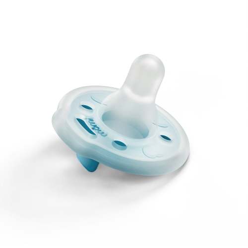 mōmi babypace® breast-like pacifier in multiple vibrant colors