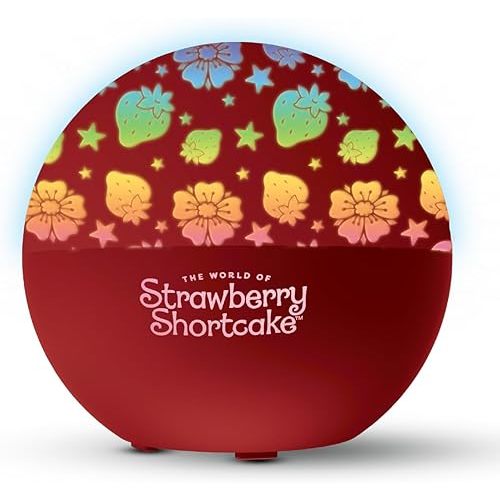 Strawberry Shortcake Large Round Projection Light, Ceiling Light Projector for Kids, Cool Lights for Bedroom, Futuristic Decor Nightlight Projector, Room Projector Lamp, Kids Room Night Light