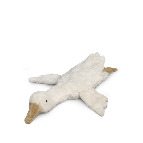 Cuddly animal Goose small | white