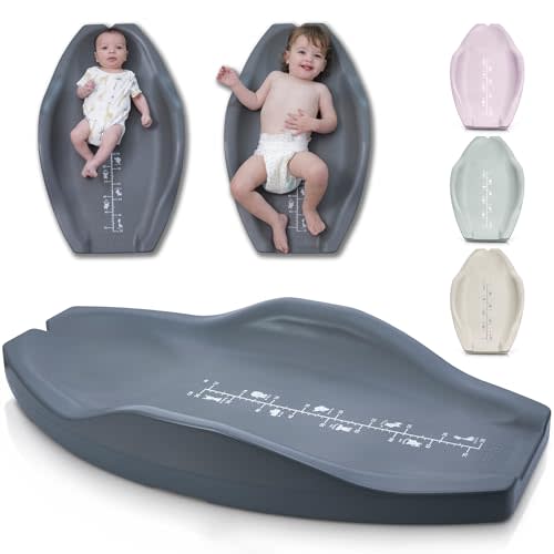 Apricity Baby Diaper Changing Pad – Waterproof Wipe-Clean Foam Changing Mat with Raised Sides, Non-Slip Base & Portable Design, Extra-Large 31.5” × 19.7” for Newborn to Toddler (Grey)