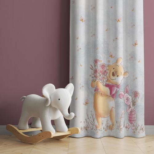 Winnie the Pooh Bear Nursery Curtains, Winnie the Pooh Nursery Decor, Window Curtains, Gift for Baby